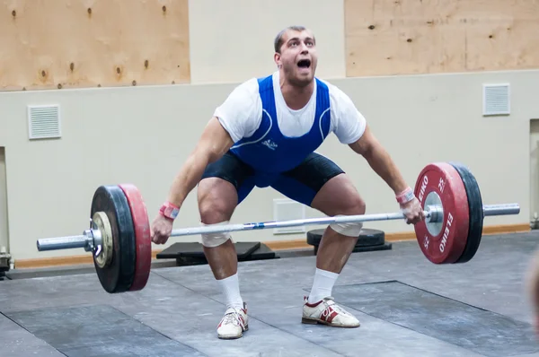 Ağır atletizm, halterci... — Stok fotoğraf