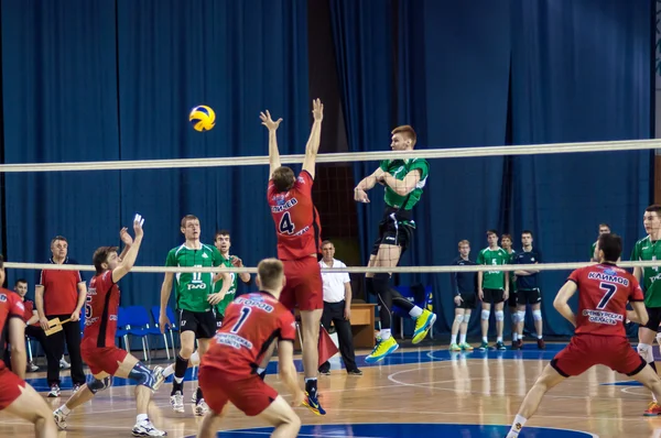 Voleybol için rekabet. — Stok fotoğraf