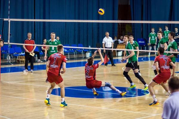 Competição ao voleibol . — Fotografia de Stock