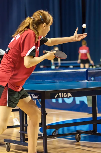 Competiciones en tenis de mesa — Foto de Stock