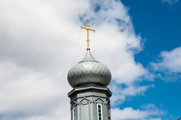 De koepel van de orthodoxe kerk — Stockfoto