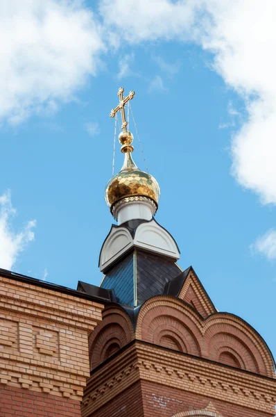 Die Kuppel der orthodoxen Kirche — Stockfoto