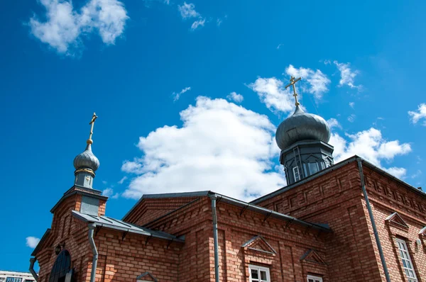 Le dôme de l'église orthodoxe — Photo