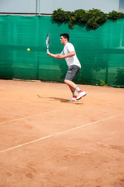 Tennisturnier der Junioren — Stockfoto