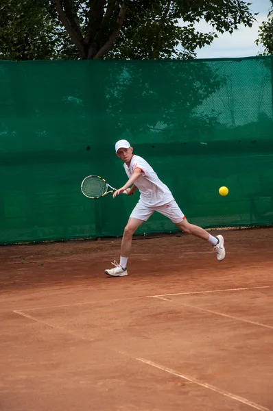 Tennisturnier der Junioren — Stockfoto