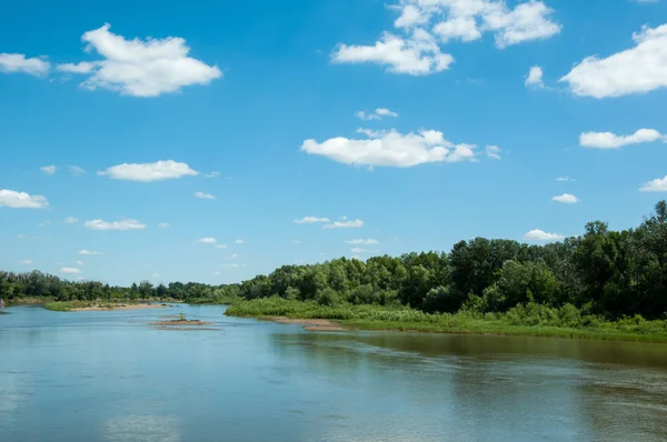 Rzeki ural jest naturalną granicę pomiędzy Europą i Azją — Zdjęcie stockowe