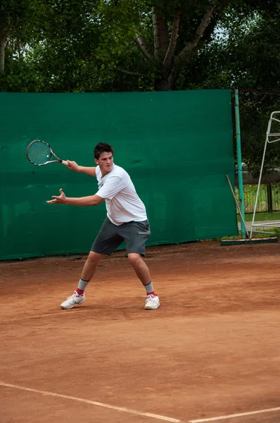 Tennisturnier der Junioren, — Stockfoto