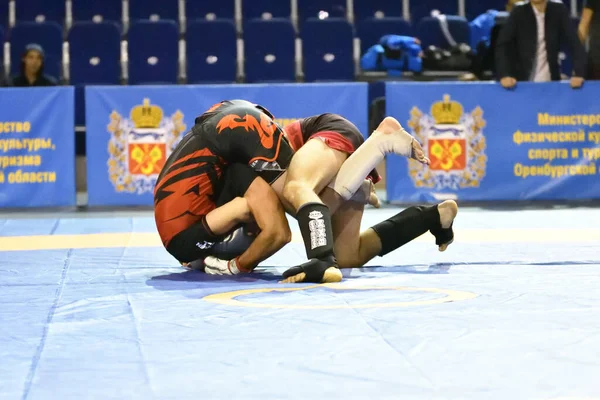 Orenburg Russland Oktober 2019 Männer Kämpfen Pankration Ringen Bei Der — Stockfoto