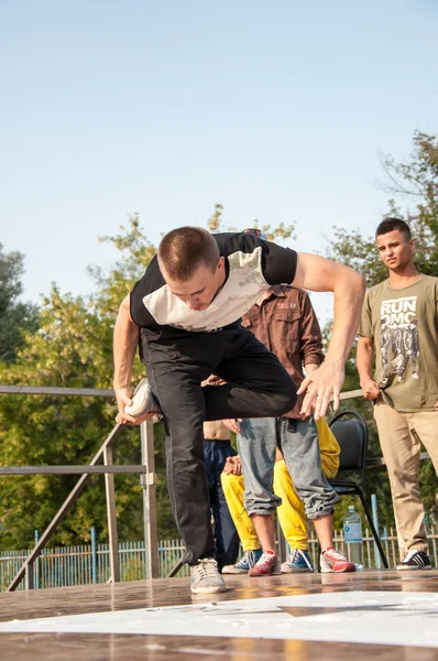 Artista break dance — Foto Stock