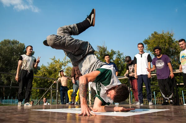 Artista break dance — Foto Stock