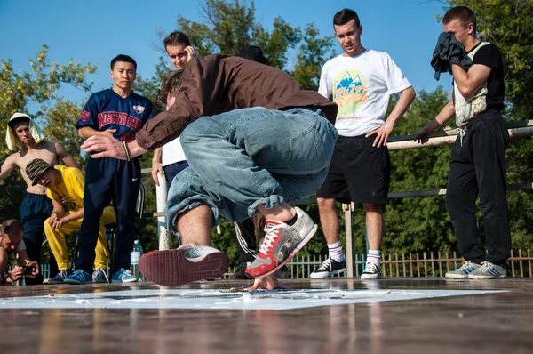 Artista break dance — Fotografia de Stock