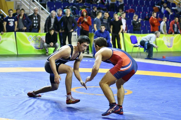 Orenburg Russia Marzo 2017 Boy Gareggia Nel Wrestling Sportivo Volga — Foto Stock