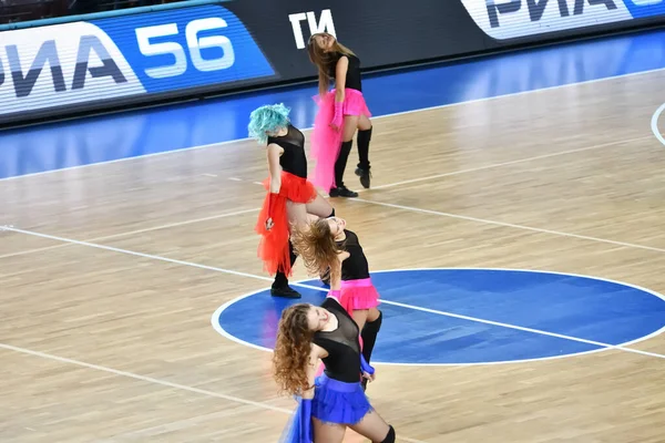 Orenburg Russie Octobre 2019 Des Pom Pom Girls Jouent Lors — Photo