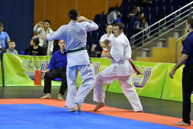 Orenburg, Rusya - 5 Mart 2017: Erkekler Kiokusinkaj 