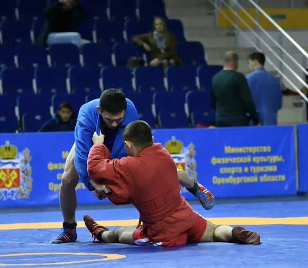 Orenburg Rússia Outubro 2019 Competições Meninos Autodefesa Sem Armas Campeonato — Fotografia de Stock