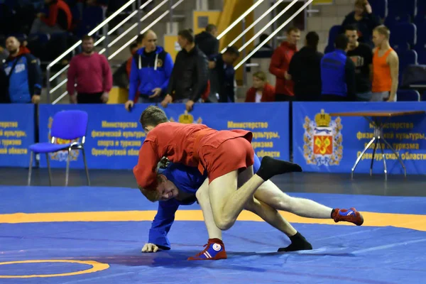 Orenburg Rússia Outubro 2019 Competições Meninos Autodefesa Sem Armas Campeonato — Fotografia de Stock