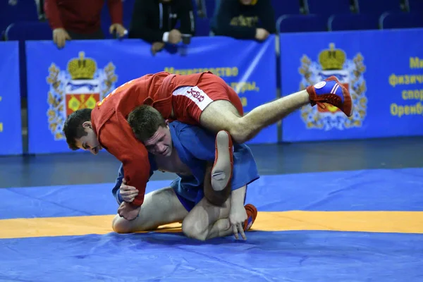 Orenburg Rússia Outubro 2019 Competições Meninos Autodefesa Sem Armas Campeonato — Fotografia de Stock