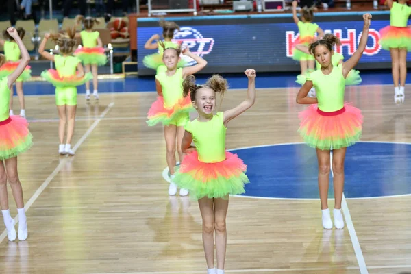 Orenburg Russie Octobre 2019 Des Pom Pom Girls Jouent Lors — Photo