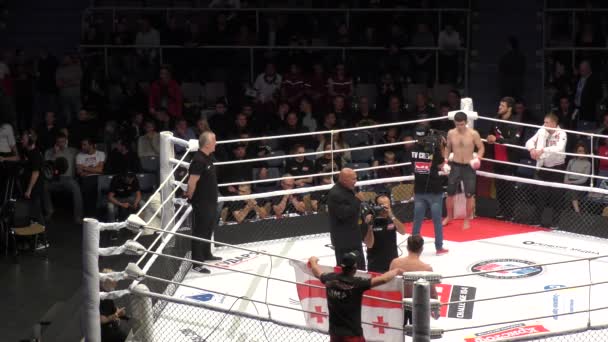 Orenburg Rusya Ağustos 2019 Erkekler Uluslararası Dövüş Sanatları Turnuvası Mma — Stok video