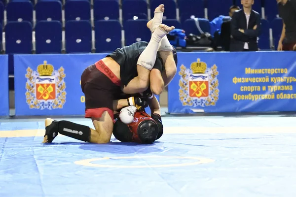 Orenburg Russie Octobre 2019 Les Hommes Participent Pankration Wrestling Open — Photo