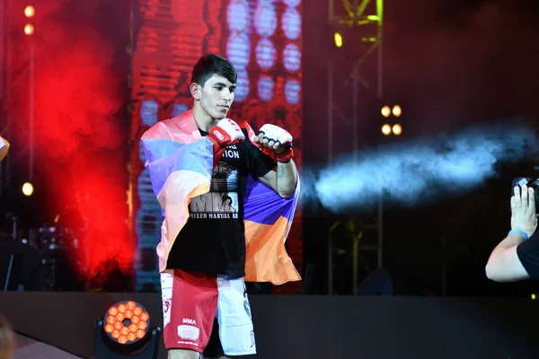 オレンブルクロシア 2018年6月15日 少年はトーナメントで混合武道による国際プロ大会 Mma Challenge 大陸の中心部での戦い — ストック写真