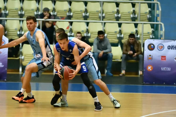 Orenburg Rusko Června 2019 Rok Muži Hrají Basketbal Meziregionálním Finále — Stock fotografie