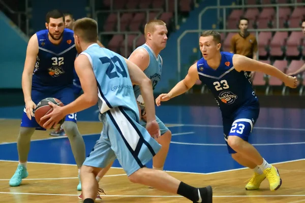 Orenburg Rusland Juni 2019 Jaar Mannen Spelen Basketbal Interregionale Finale — Stockfoto