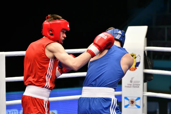 Orenburg Russia May 2017 Boys Boxers Compete Championship Russia Boxing — Zdjęcie stockowe