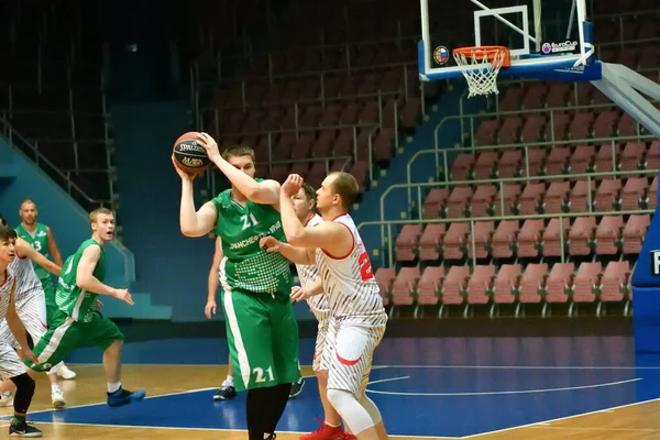 Orenburg Russland Juni 2019 Männer Spielen Basketball Interregionalen Finale Der — Stockfoto