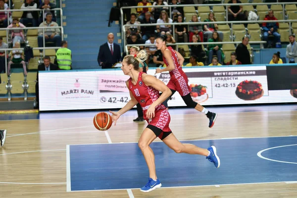 Orenburg Russia October 2019 Girls Play Basketball Match Russian Championship — Stock Photo, Image