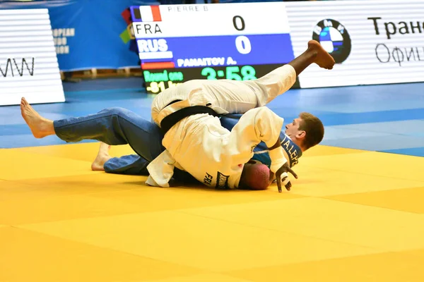 Orenburg Russia May 2018 Boys Compete Judo European Judo Cup — Stock Photo, Image