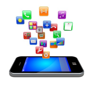 akıllı telefon apps simgeler