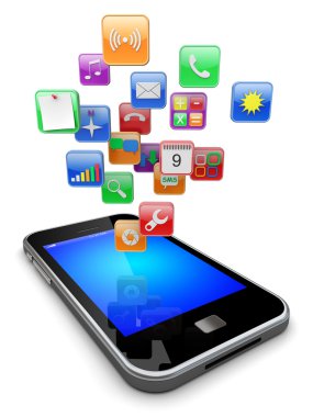 akıllı telefon apps simgeler