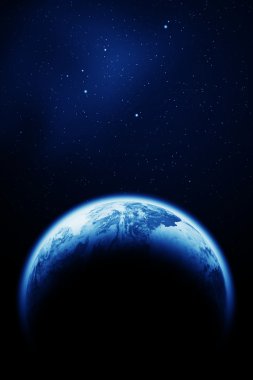 uzay gökyüzü. nasa tarafından döşenmiş bu görüntünün doku dünya.