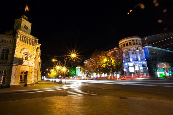 Chisinau in der Nacht — Stockfoto