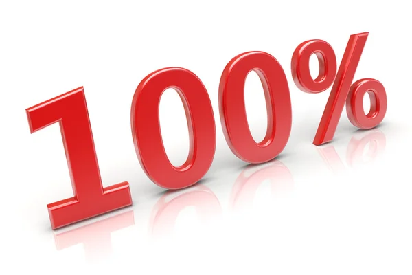 100 percent quality label — Stock Photo, Image