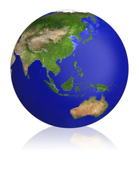 Earth planet globe map. — Stock Photo, Image