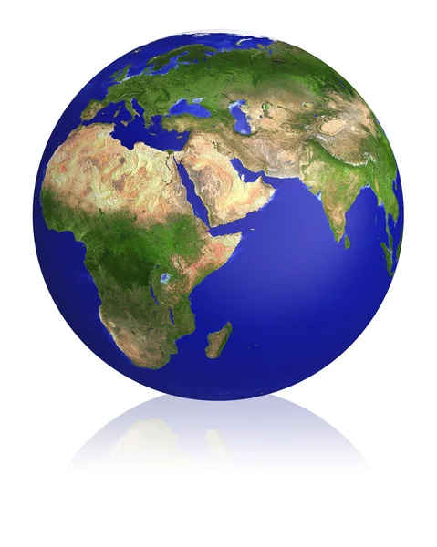 Earth planet globe map. — Stock Photo, Image