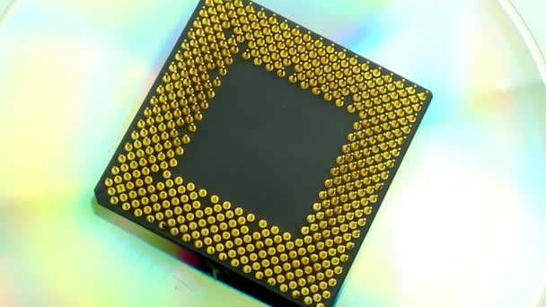 Computer CPU di svolta — Video Stock