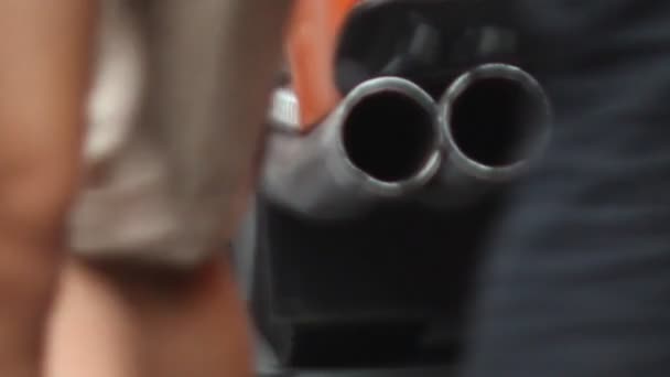 Car Exhaust close up — Stock Video