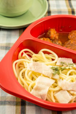 pastırma ile makarna