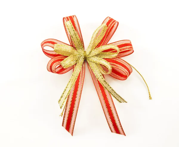 Ribbon bow on white background — Stock Photo, Image
