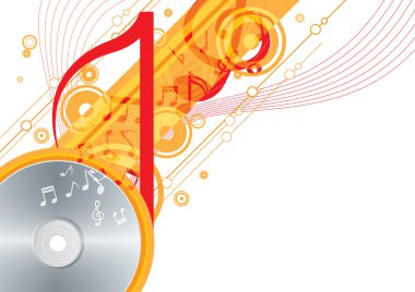 vektör müzik arka plan