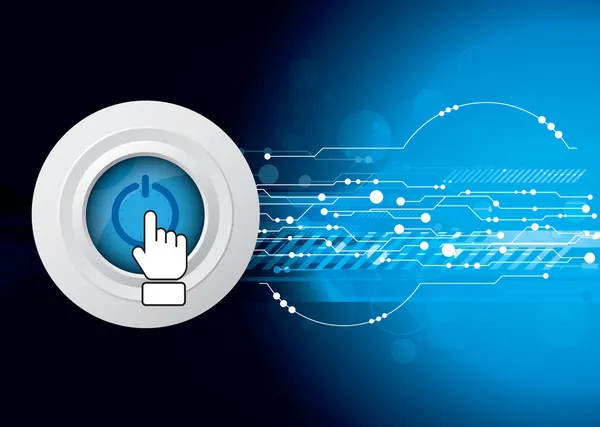 teknolojik altyapı ile güç düğmesi