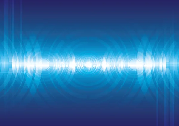 Αφηρημένο ψηφιακό ηχητικό κύμα φόντο — Διανυσματικό Αρχείο
