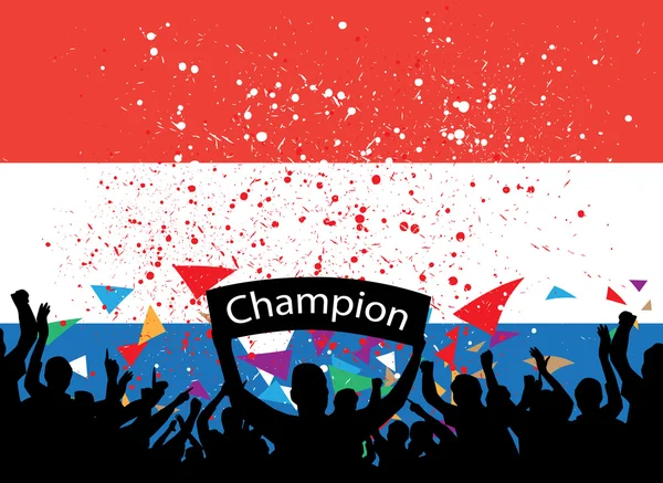 kalabalık tezahürat Hollanda