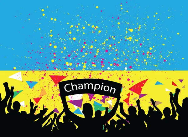 kalabalık tezahürat Ukrayna