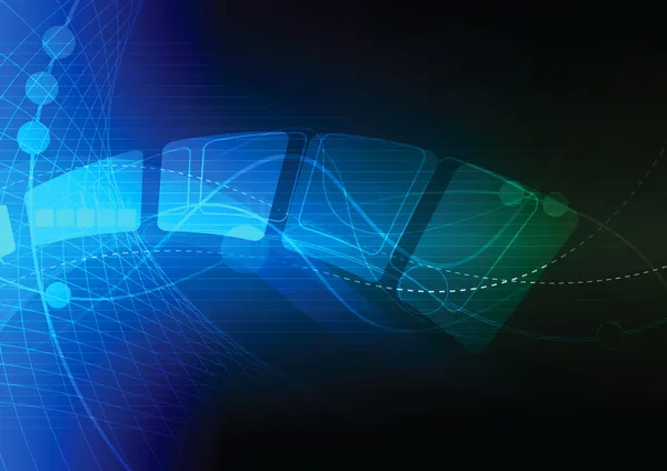 mavi soyut arkaplan tasarımı