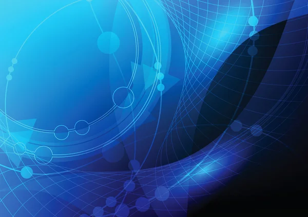 Koyu Mavi Soyut Arkaplan