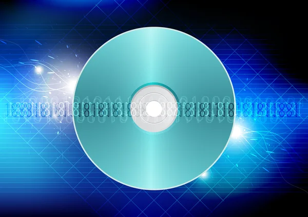Концепция дисковой технологии — стоковый вектор